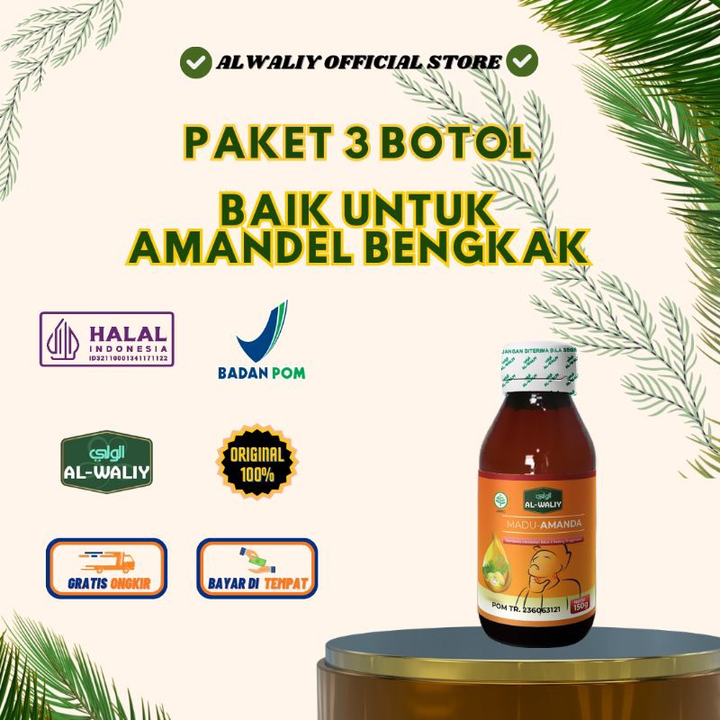 

Amanda - Madu amandel bengkak 3 Botol