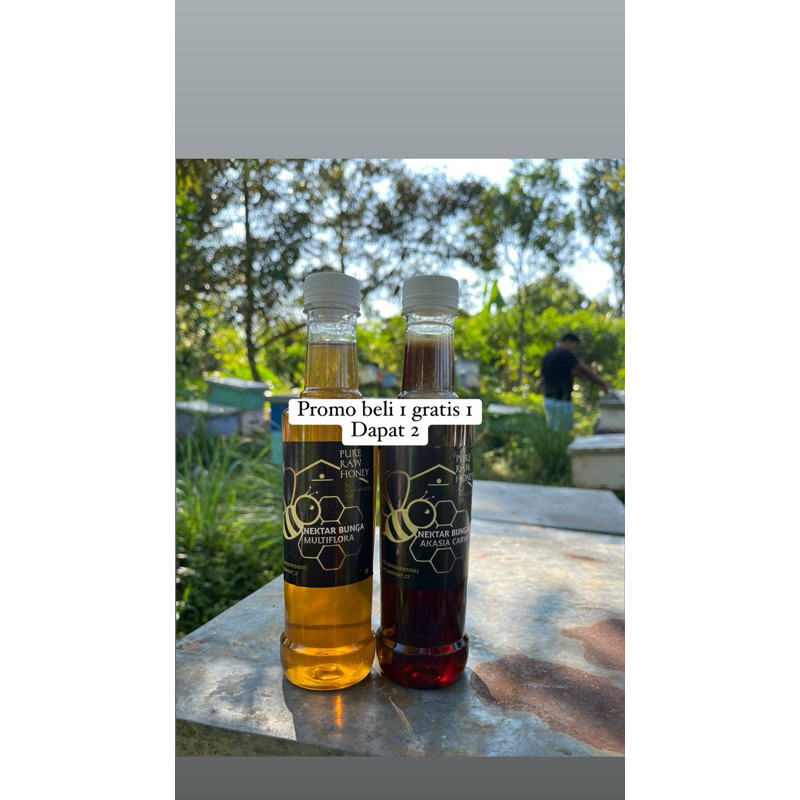 

Madu multiflora 500gr bonus Akasia 500gr beli 1 dapat 2