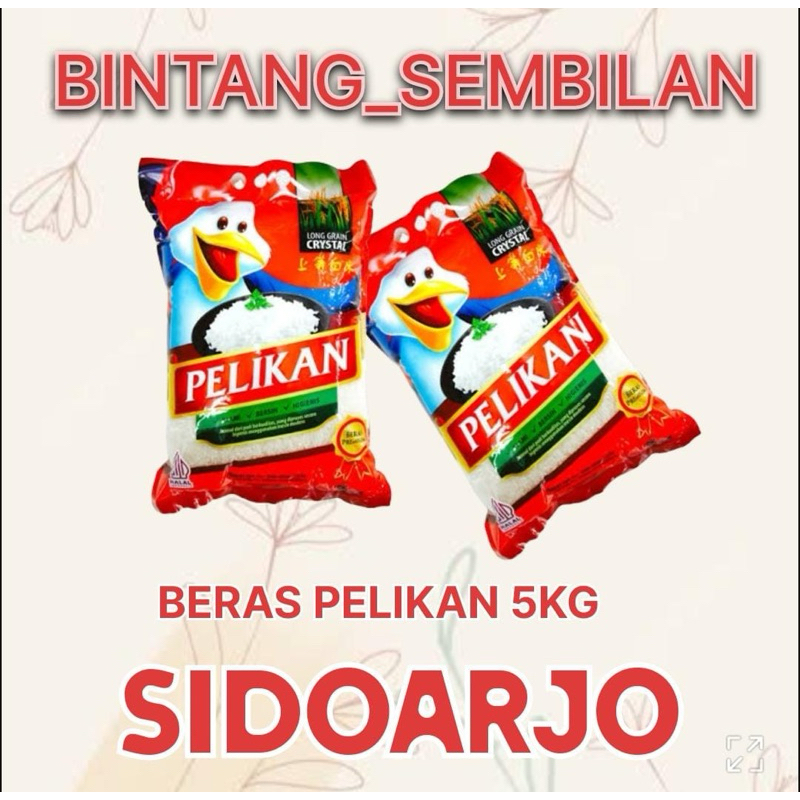 

Beras pelikan premium 5kg original expd lama / beras punel / beras wangi /beras premium