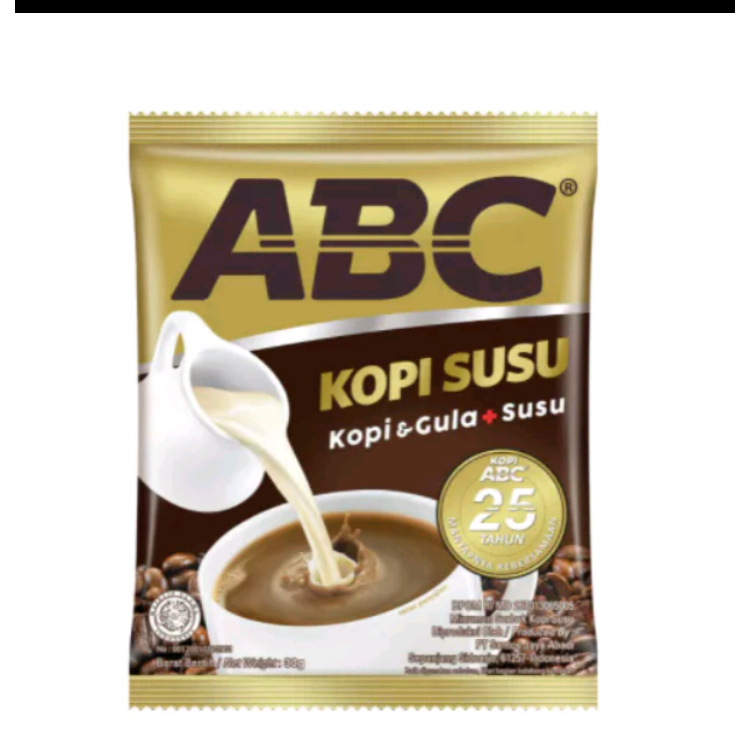 

kopi abc kopi susu renceng isi 10 pcs x 31gr