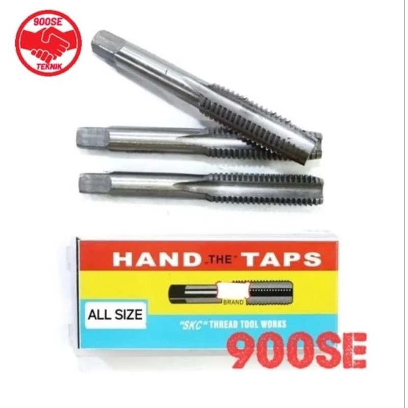 TERLARIS Hand Tap SKC CP Handtap Mata Bor Alat Drat M4 M5 M6 M7 M8 M10 M12 M14 M16 M18 M20 M22 1/4 3