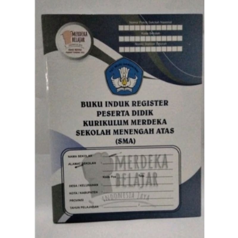 

buku induk siswa SMA kurikulum merdeka