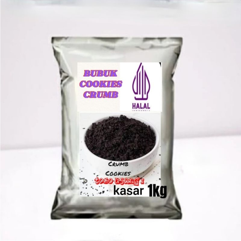

BlACK cookies crumb kasar dan halus PREMIUM 1kg
