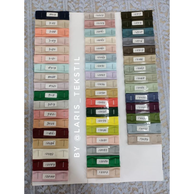 DYA369 Kain Polos Duchess Bridal/Bridal Silk Premium/Tafeta Bridal/Kain Beskap/Kain Furing