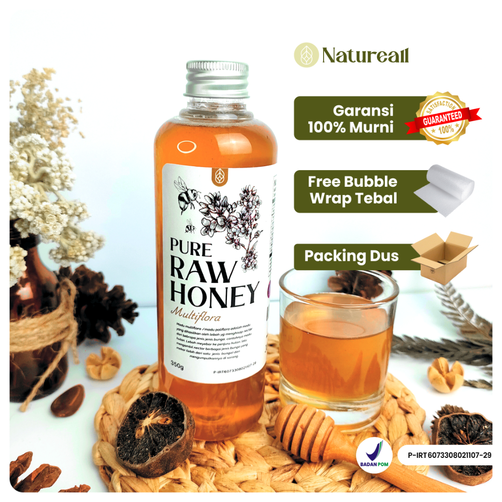

Madu Hutan Multiflora Murni 350 Gr Raw Honey Asli Natureall