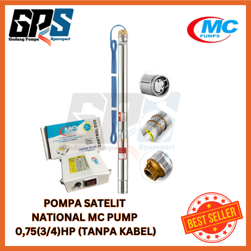 [POMPA SATELIT] MC PUMP 3IN 0,75HP (TANPA KABEL)