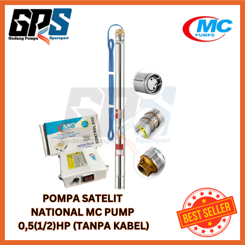 [POMPA SATELIT] MC PUMP 3IN 0,5HP (TANPA KABEL)