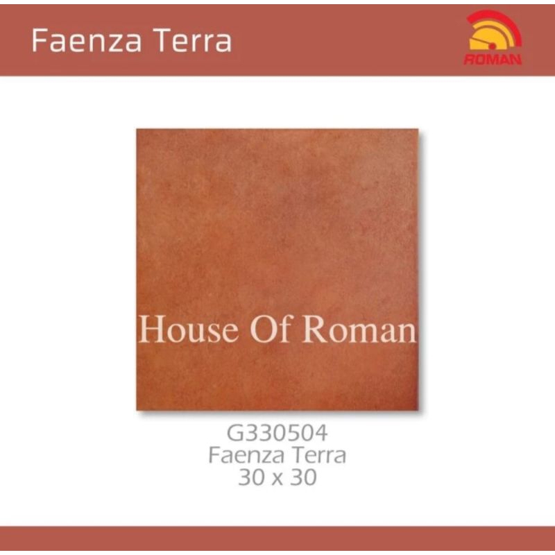Roman Keramik G330504 Faenza Terra 30x30 / keramik teracota / keramik bata / keramik teracotta
