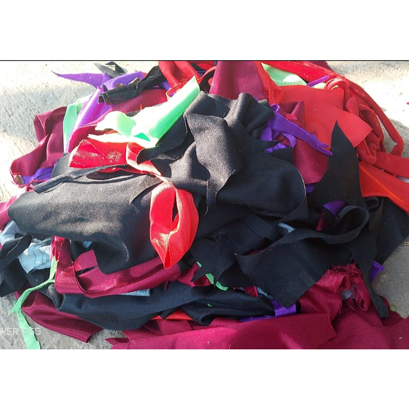 Kain LAP Sisa konveksi /  Sisa  potongan Bahan Lotto /  Serbet kain Abutai dll