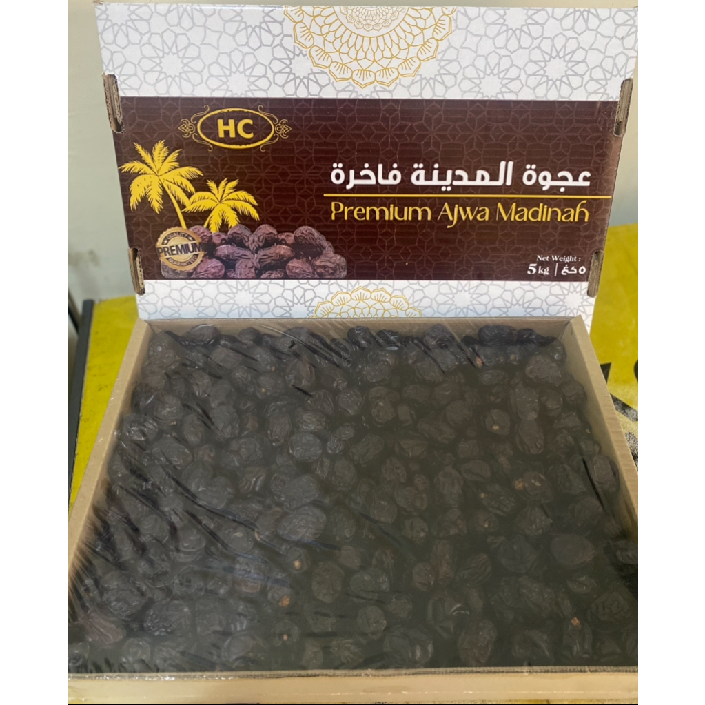 

￼Kurma Ajwa Al Madinah Premium 5kg Panen Asli Madinah Grosir Jakarta