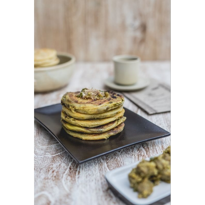 

RB Roti Maryam Salman Daging 1 pack isi 5 roti Mariam stasiun Canai Konde Prata Cane pipih Frozen