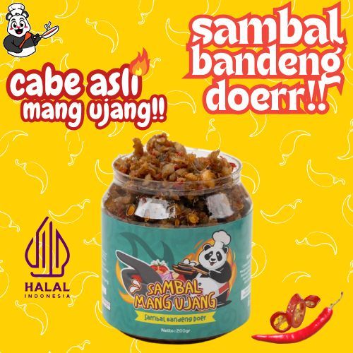 

PROMO Sambal BANDENG DOERR NAMPOL 200Gr Sambal Mang UJang | SAMBAL rumahan | Sambal best seller