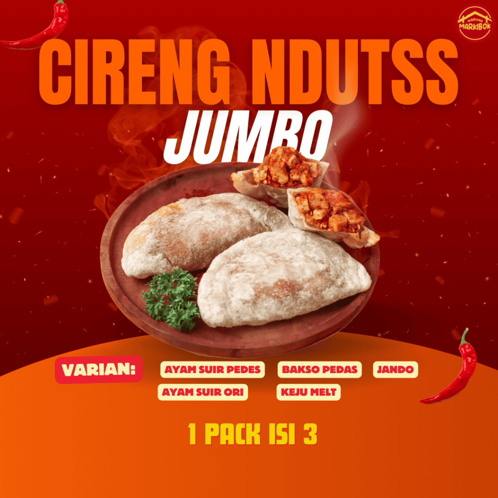 

CIRENG NDUTSS MARKIBOK JUMBO | AYAM SUWIR/JANDO/AYAM PEDAS/BAKSO PEDAS/KEJU