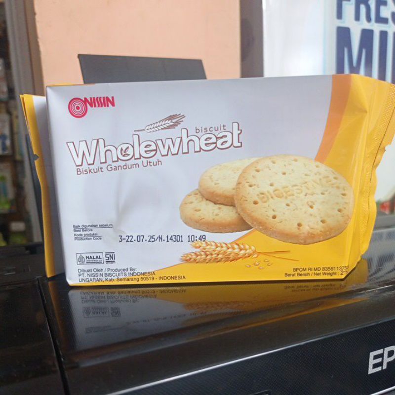 

Nissin Biskuit Wholewheat 215gr