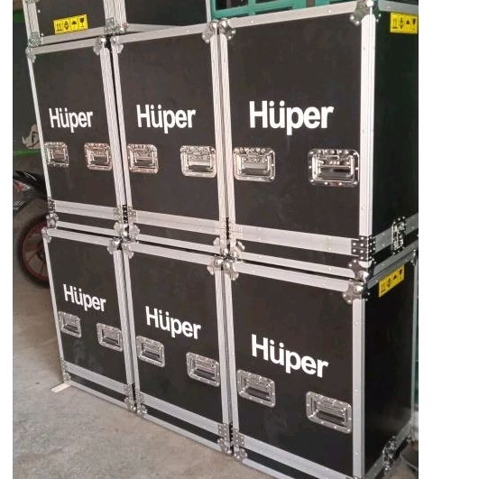 Hardcase Case Flightcase Speaker Huper AK15A HA 400 15 inch HC Huper 15 Sepasang berdiri HPL Doff by