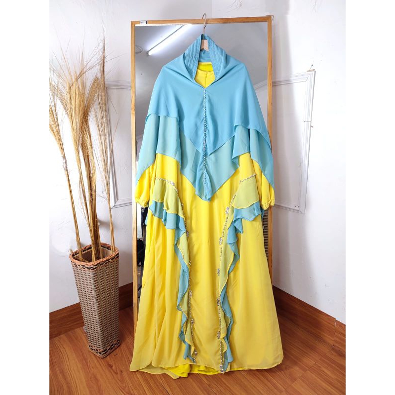 gamis syari/syari premium/pakaian muslimah/pakaian wanita/syari