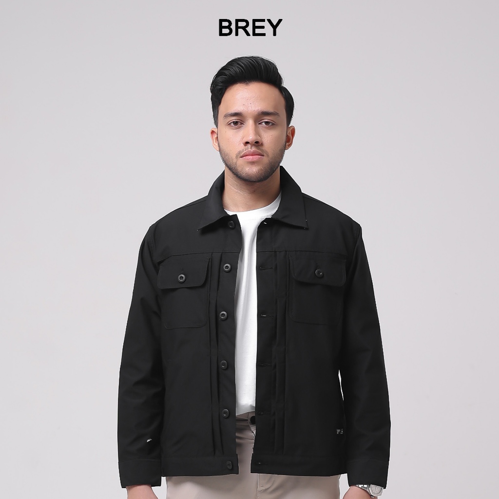 BREY Jaket Pria Trucker Rex Jacket Motor Touring