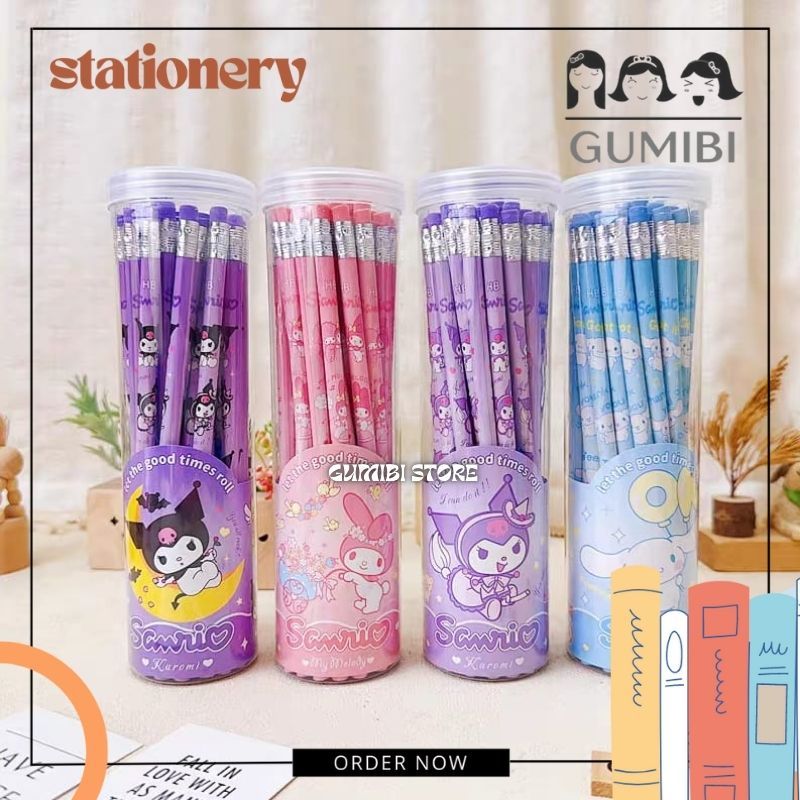 

PENSIL SANRIO PENSIL KAYU SANRIO KUROMI MELODY CINNAMOROL PENSIL KAYU ANAK LUCU TERMURAH