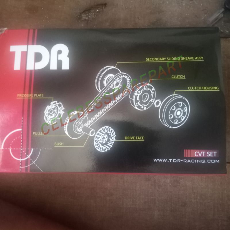 PAKET CVT ASSY TDR BEAT/SCOOPY, MIO J/XRIDE/SOULGT