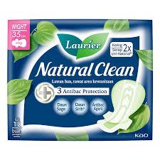 LAURIER NATURAL CLEAN NIGHT 35 CM ISI 12