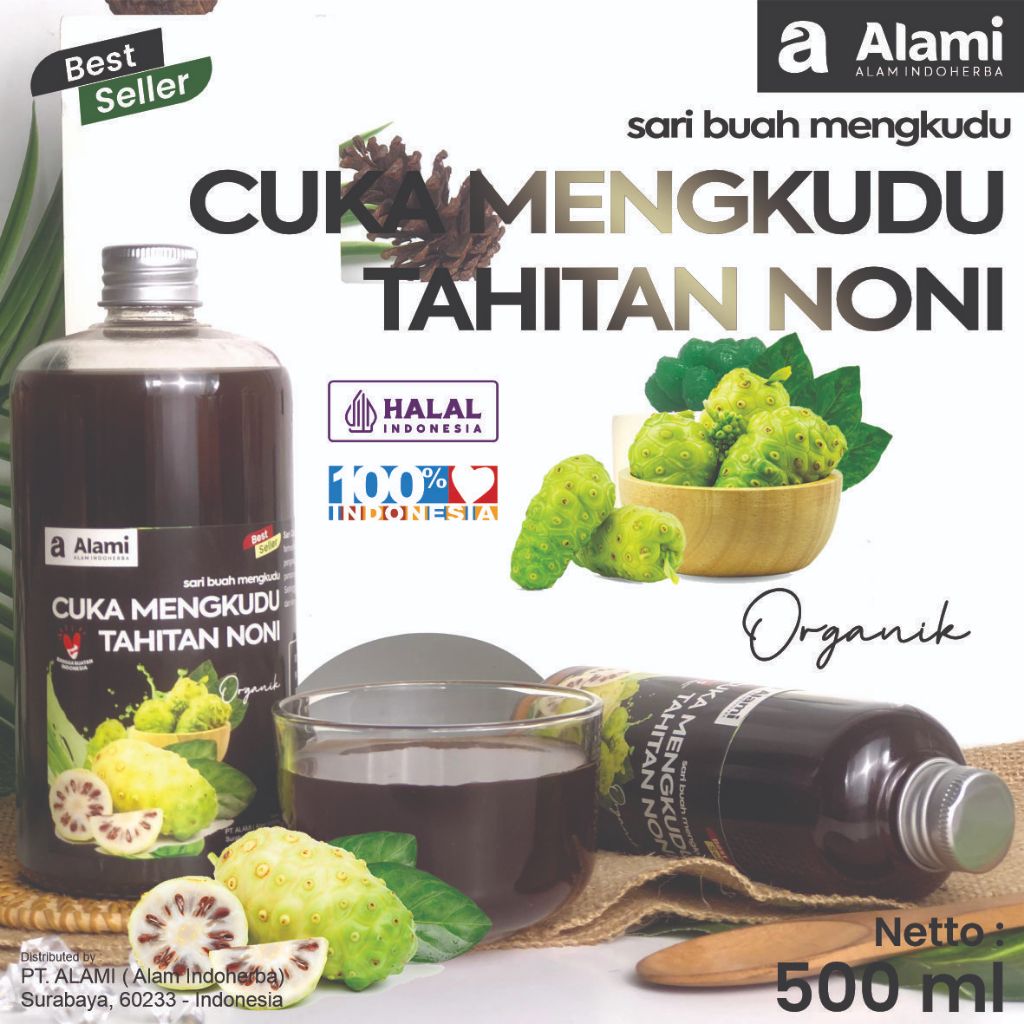 

ALAMI SARI BUAH MENGKUDU 500 ML CUKA MENGKUDU PACE ORGANIK FERMENTASI PROBIOTIK MENJAGA KESEHATAN JANTUNG DAN DARAH TINGGI