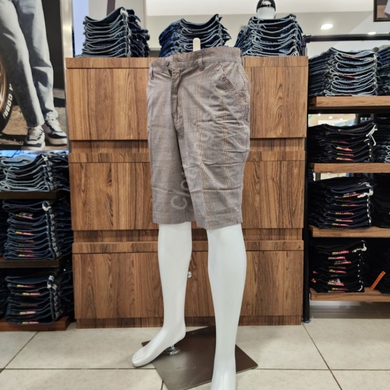 GIANI GRACIO ORIGINAL celana pendek pria kotak kotak G8200450107