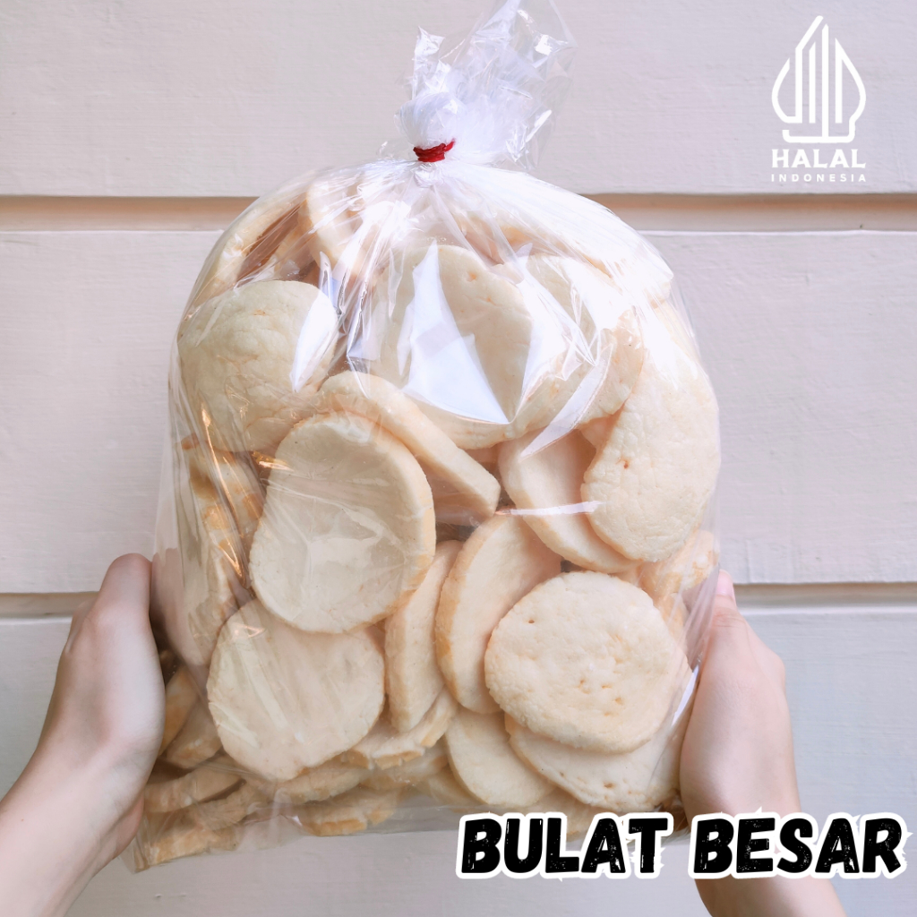 

Kerupuk Ikan Palembang 207 Bulat Besar / Kemplang Besar / Kancing / Koin (per kg)