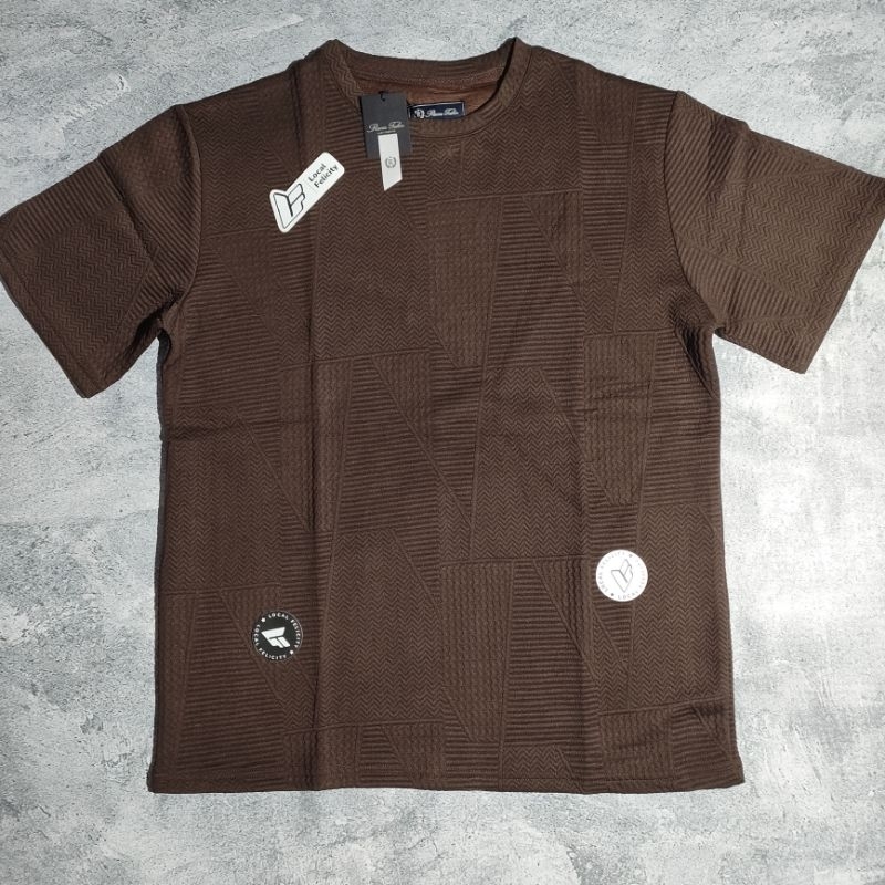 RUCAS Tailor "Textured Knitting" Tee Brown