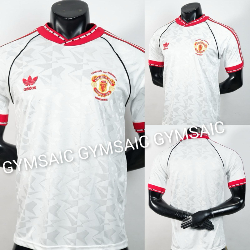 90/91 - JERSEY RETRO MU AWAY 1990 1991 PUTIH