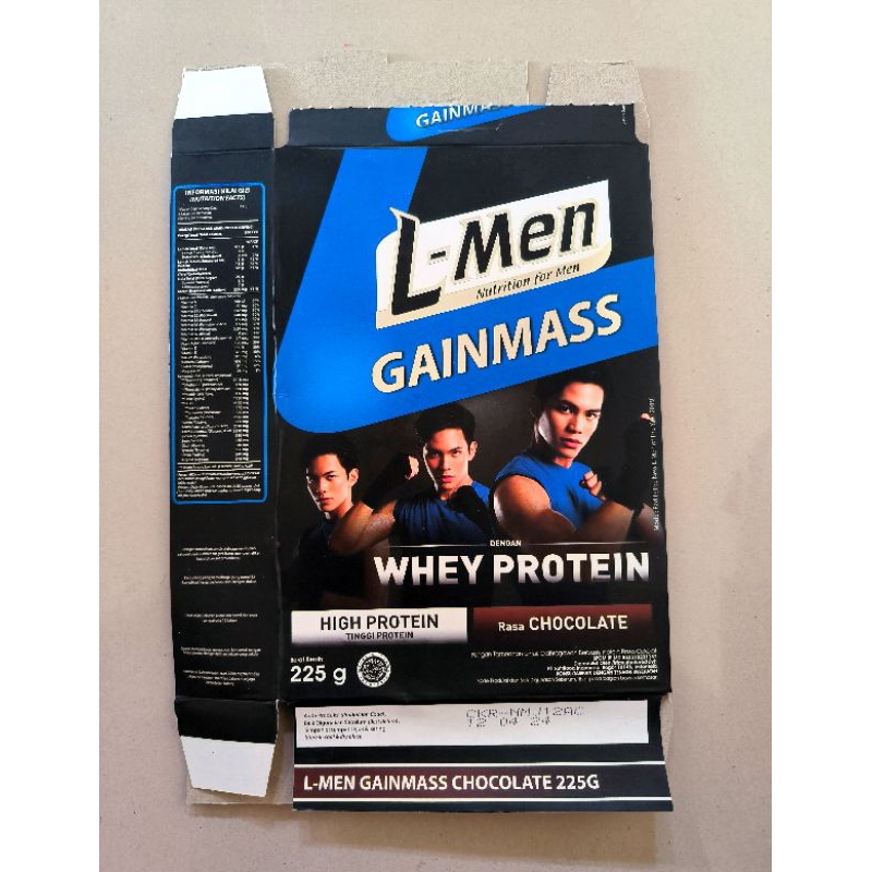 

Kardus Susu Bekas L-Men Protein Mix 198gr