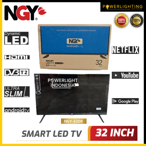 Nagoya NGY - 3208 Android LED TV Digital HD 32 inch / Televisi HDMI USB