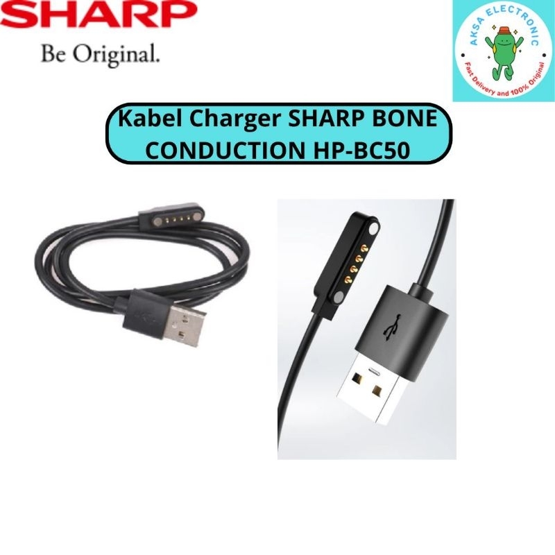 KABEL CHARGER SHARP BONE CONDUCTION HP-BC50