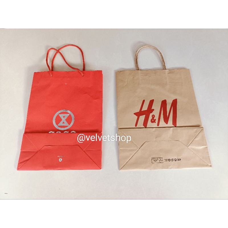 

Paperbag Shopping Bag Original tas belanja exclusive branded Sogo H&M