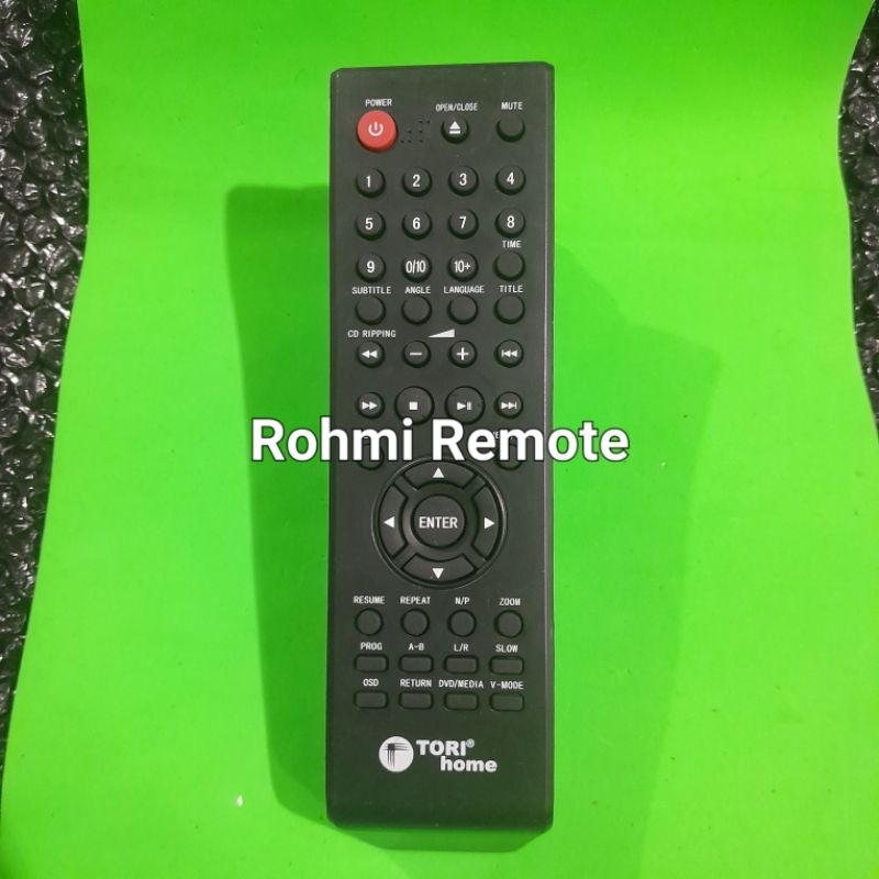 REMOTE REMOT DVD TORI HOME ORIGINAL ASLI TORIHOME