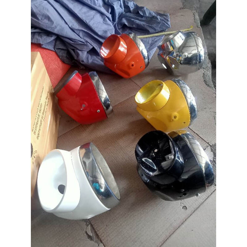 batok lampu CB twin//batok lampu depan twin warna//batok+spido twin