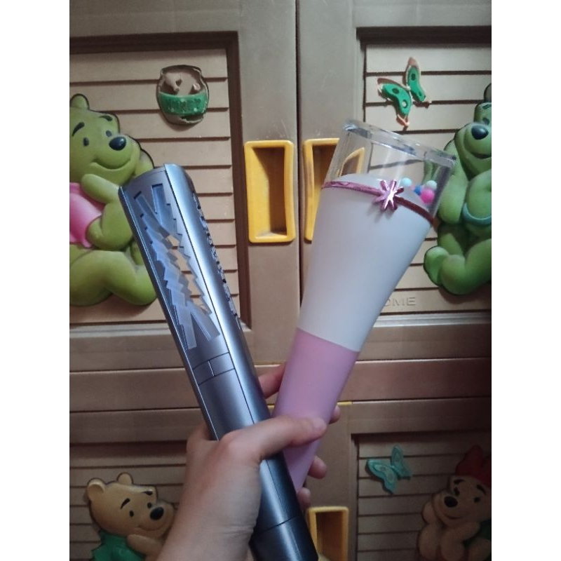 BUNDLE lightstick izone (sakura accessories + ball) + lightstick le sserafim