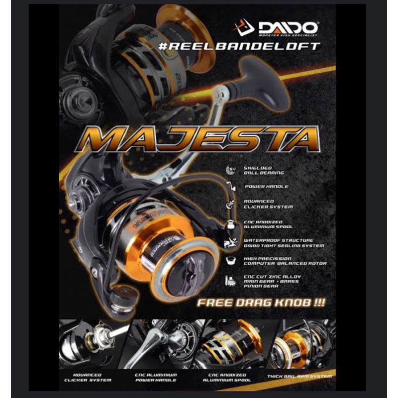 REEL DAIDO MAJESTA 3000.4000.6000 POWER HANDEL