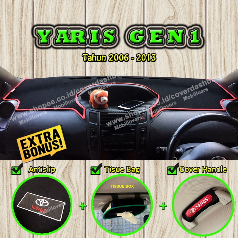 Cover Dashboard Mobil Yaris Gen 1 Alas Dashboard Mobil