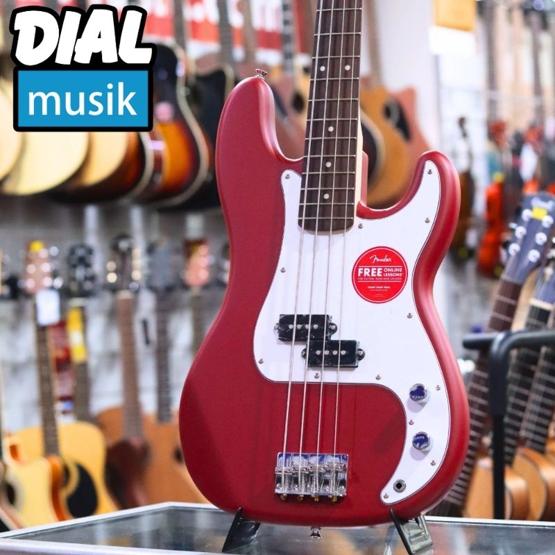 Squier Debut Series Precision Bass Electric Bass Dakota Red - Bass Elektrik Squier Original / DKR