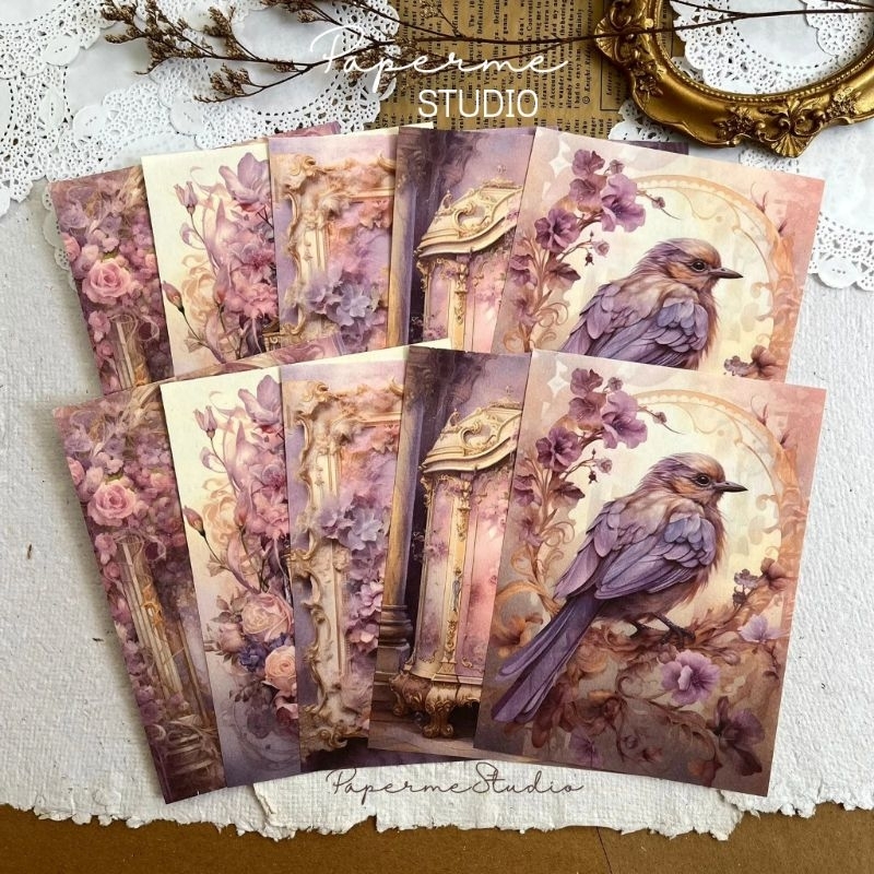 

PAPER DECO - journal paper aesthetic dekorasi buku fantasy vintage wedding proposal by Papermestudio