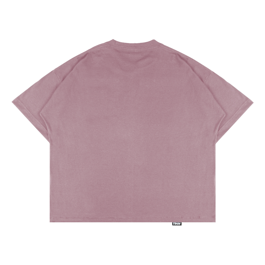 Troy Company Boxy Pocket Oversize Tshirt Dusty Lilac Basic - Kaos Boxy Pocket Oversize Polos BKD 2613
