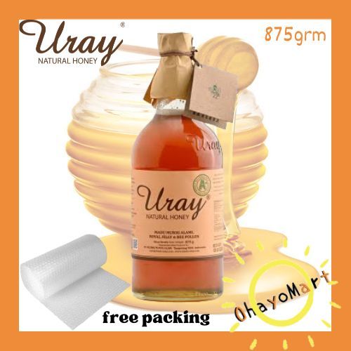 

Uray Natural Honey Botol Besar/ Raw Honey 100% Natural/ Madu Asli 875g