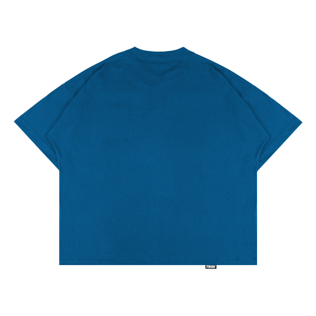 Troy Company Boxy Oversized Pocket Tees Deep Blue Kittens - Kaos Pria Boxy Oversize BKD 2618