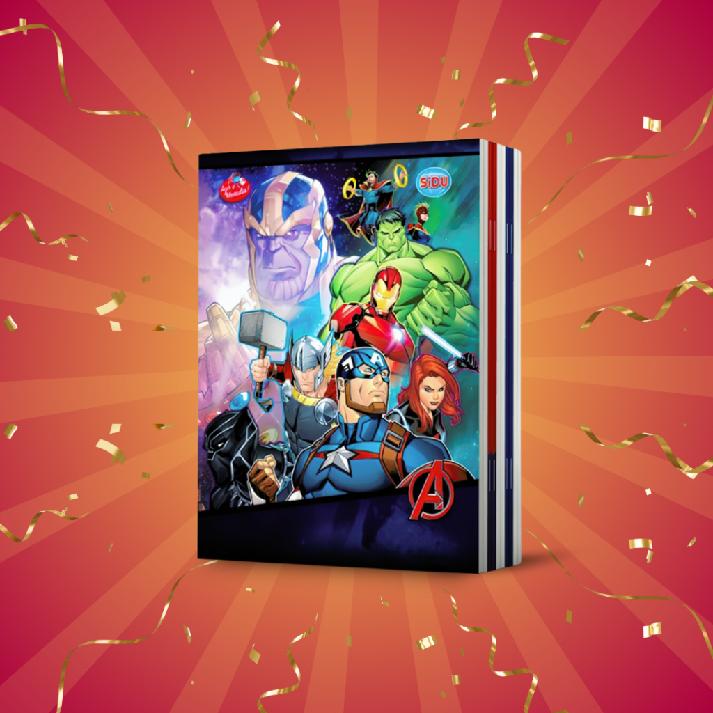

Buku Tulis Sinar Dunia SIDU Cover Marvel Avengers isi 38 Lembar (1 Pack Isi 10 Buku)