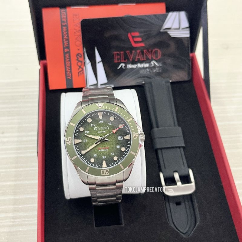 JAM TANGAN ELVANO PRIA EL-DV/D16-3 AUTOMATIC ORIGINAL