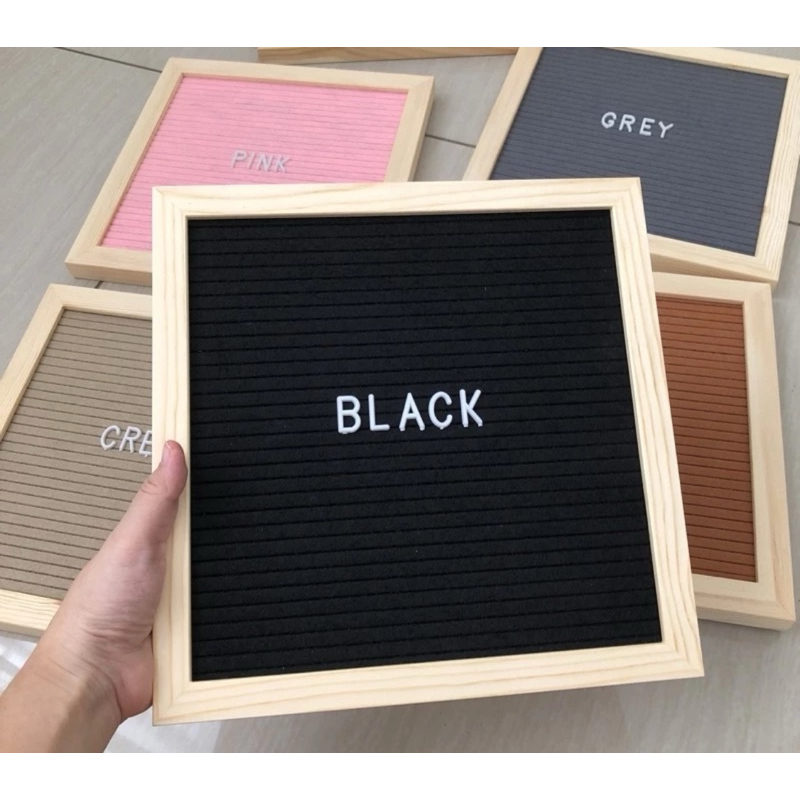 

Promo!! GRATO Felt LETTER BOARD SET LENGKAP / papan nama huruf