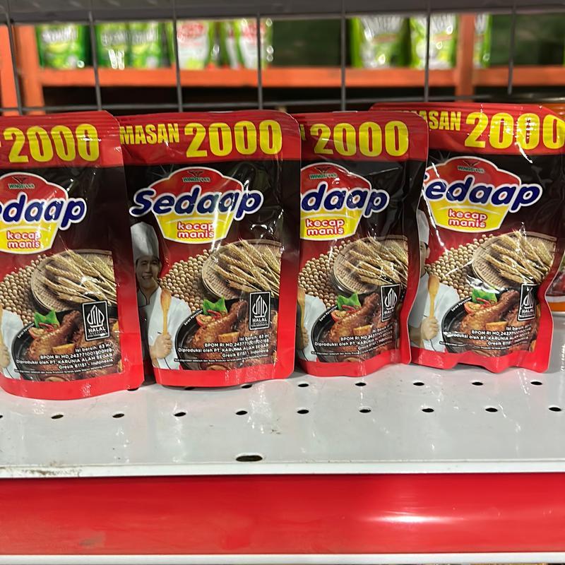 

17 PCS KECAP SEDAP ECERAN 2000 KEMASAN POUCH