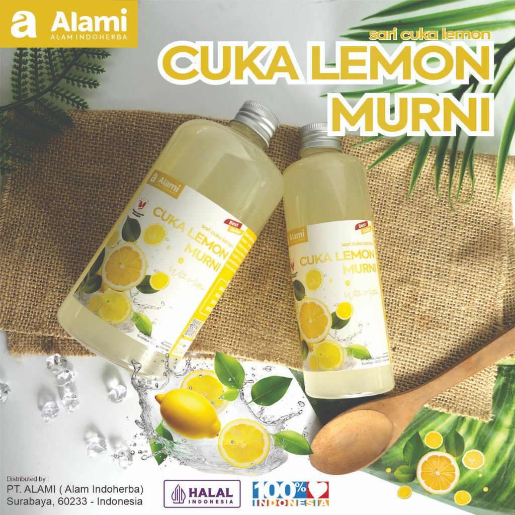 

Cuka Lemon 500 ML Murni | Cuka Lemon 250 ML Murni | Untuk Diet Detox Pelangsing