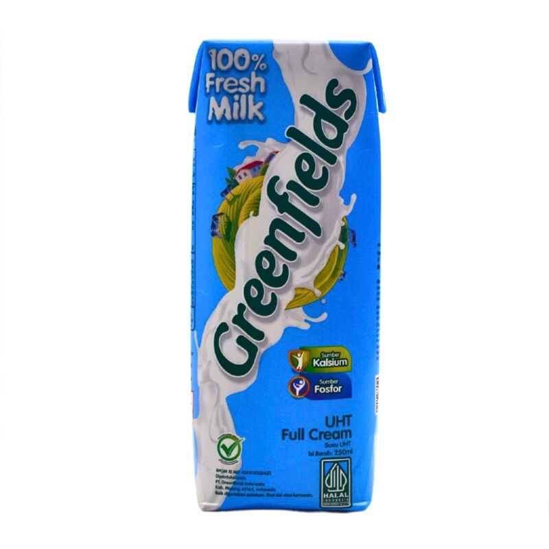 

Greenfields Uht Full Cream Milk 250 Ml