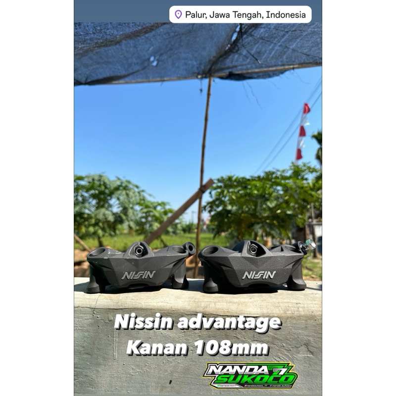kaliper Nissin advantage 108mm